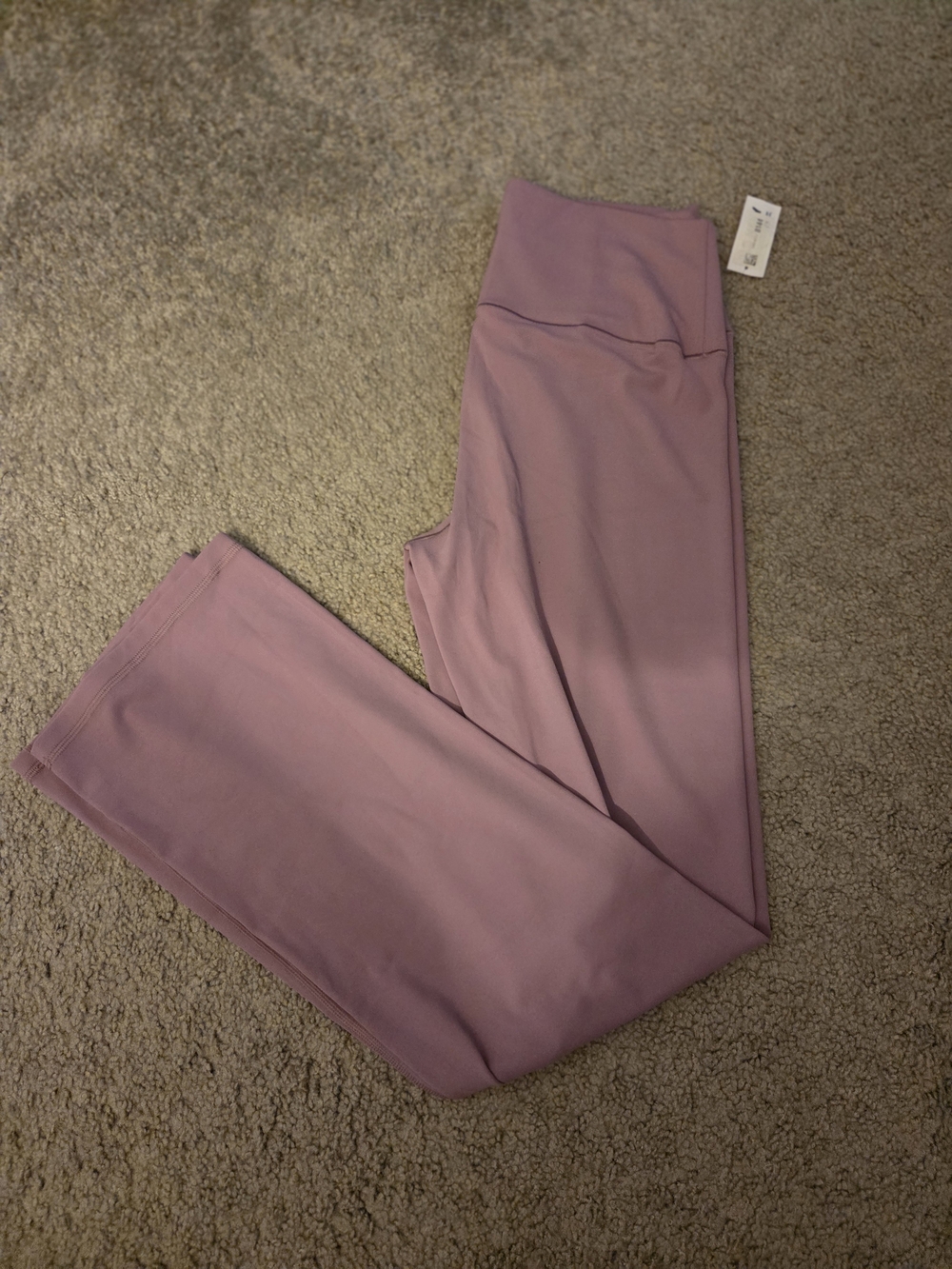 Old Navy Women's Mauve Pink High Waist Straight Leggings